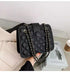 Argyle Pu Leather Flap Crossbody Shoulder Bag